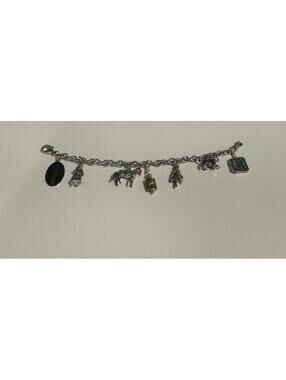 American Girl Vintage Charm Bracelet with 7 Charms HTF